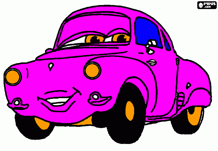 Mama Topolino coloring page