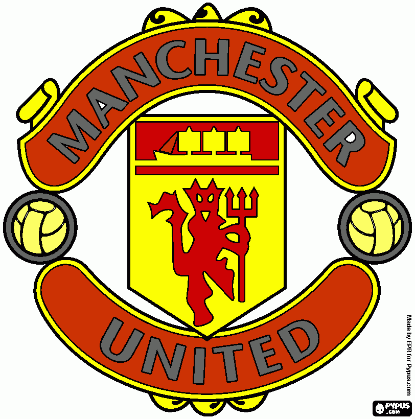 manchester   united coloring page
