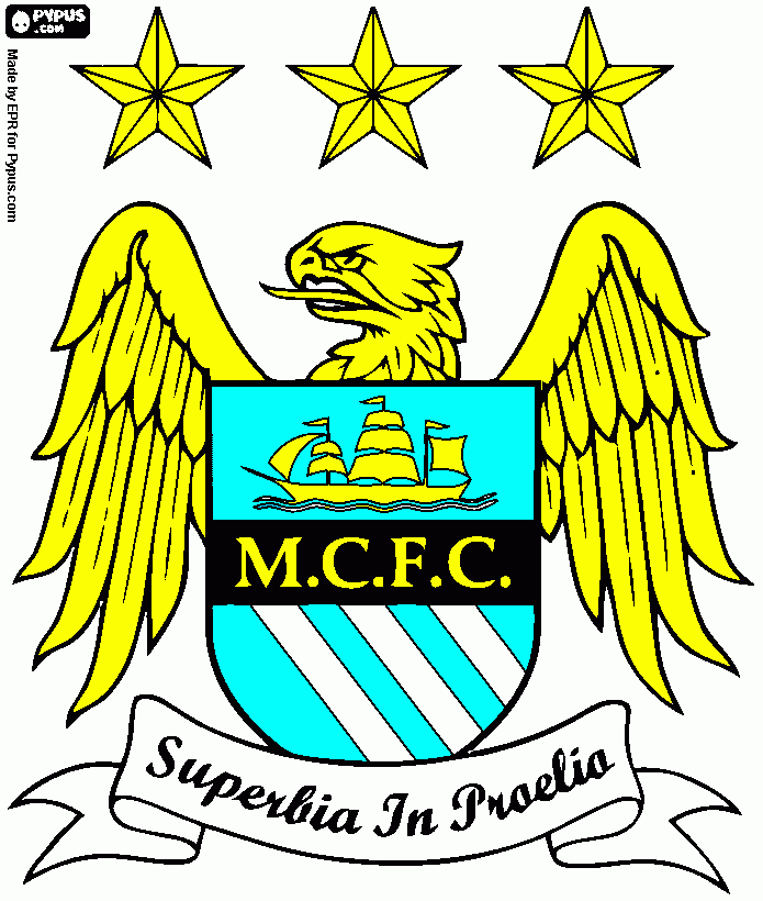 Man.City Fc coloring page
