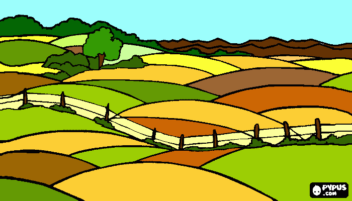 manzara coloring page
