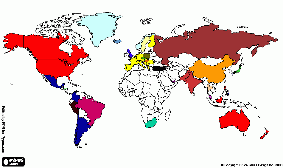 map coloring page