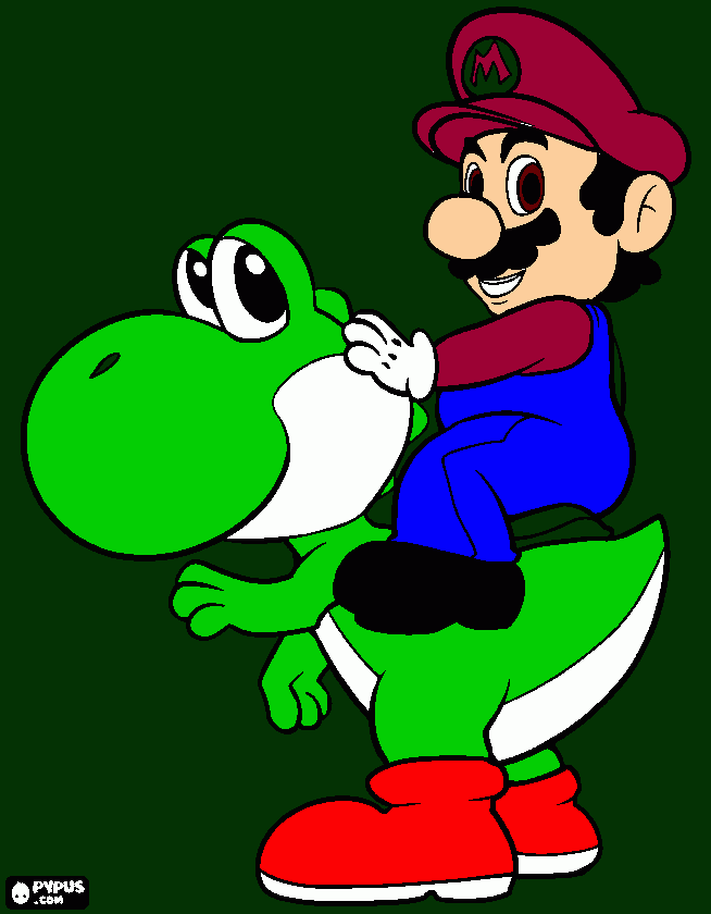 Mario coloring book coloring page