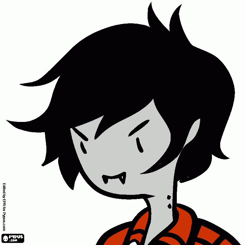 Marshall Lee! coloring page
