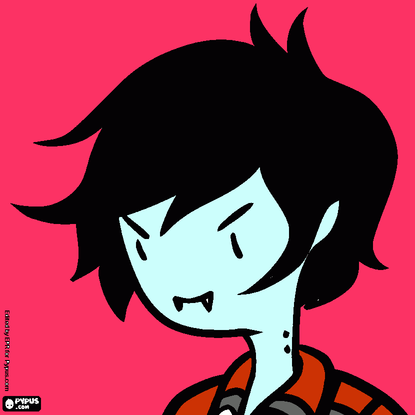 Marshall Lee coloring page