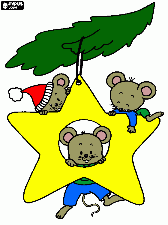 maus bild coloring page