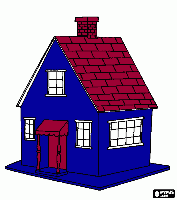 mavi bir  coloring page