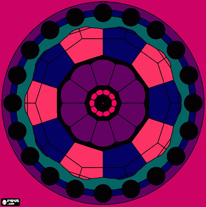 Maya madala coloring page