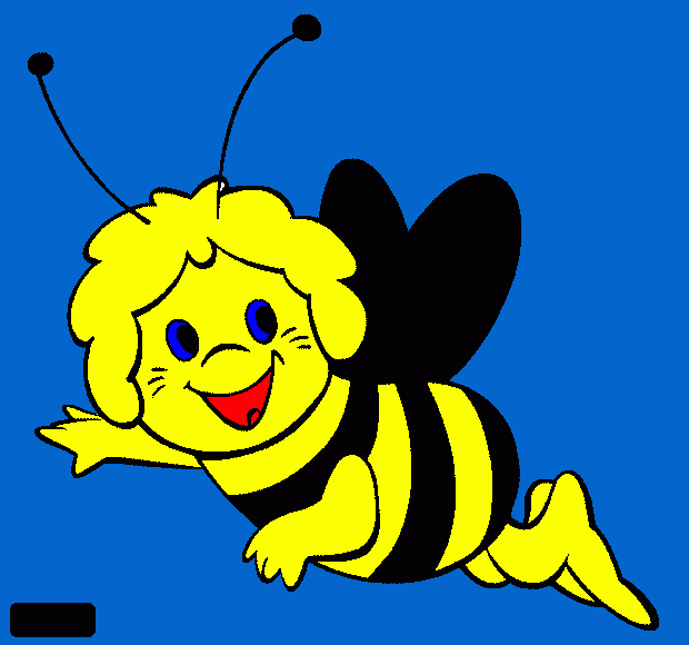 maya the bee coloring page