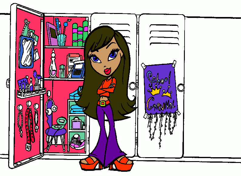me in my locker coloring page