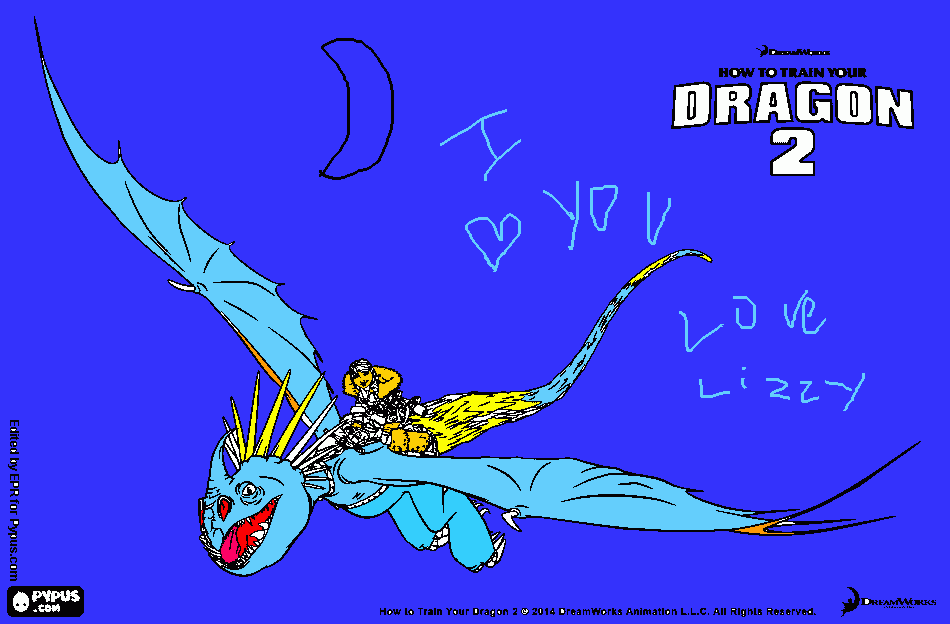 me on dragon storm fly coloring page