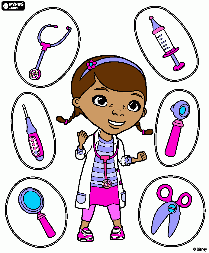 Medical Supply DocMC coloring page