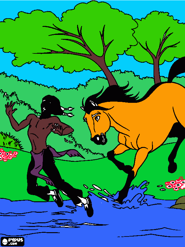 meu cavalinho coloring page