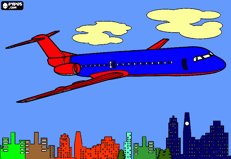 MFTD Flight . coloring page