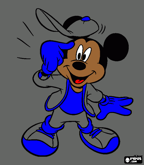 micki mouse  coloring page