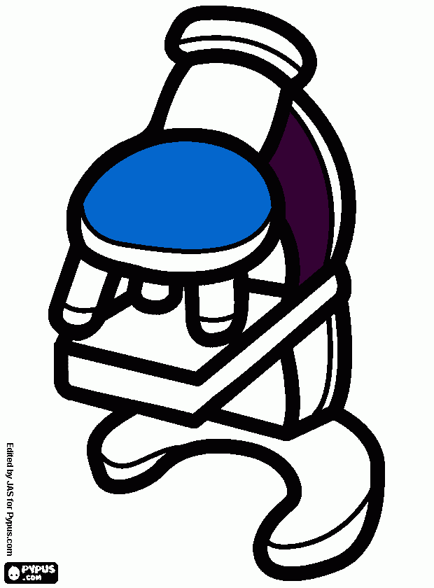 micro coloring page