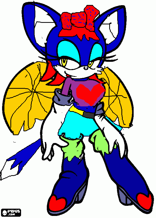 mina the wolf coloring page