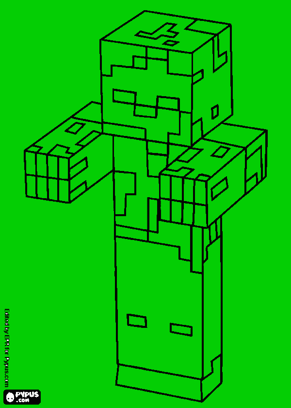 mindgarft coloring page