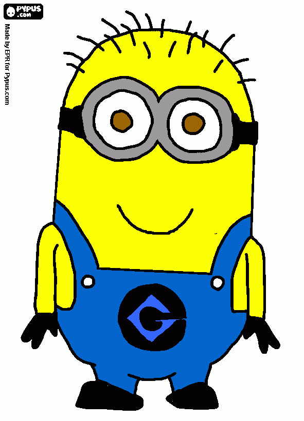 minion 1 coloring page