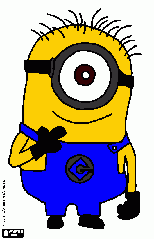 Minion :3 coloring page