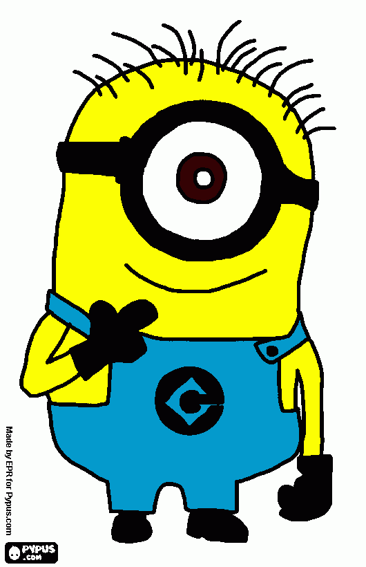 minion standard coloring page
