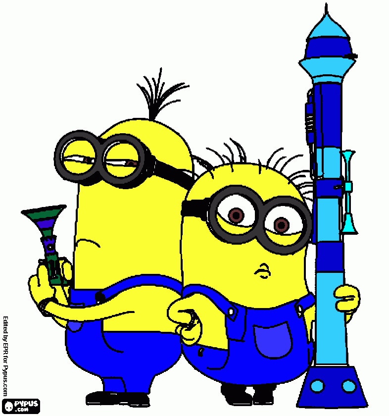 minions coloring page
