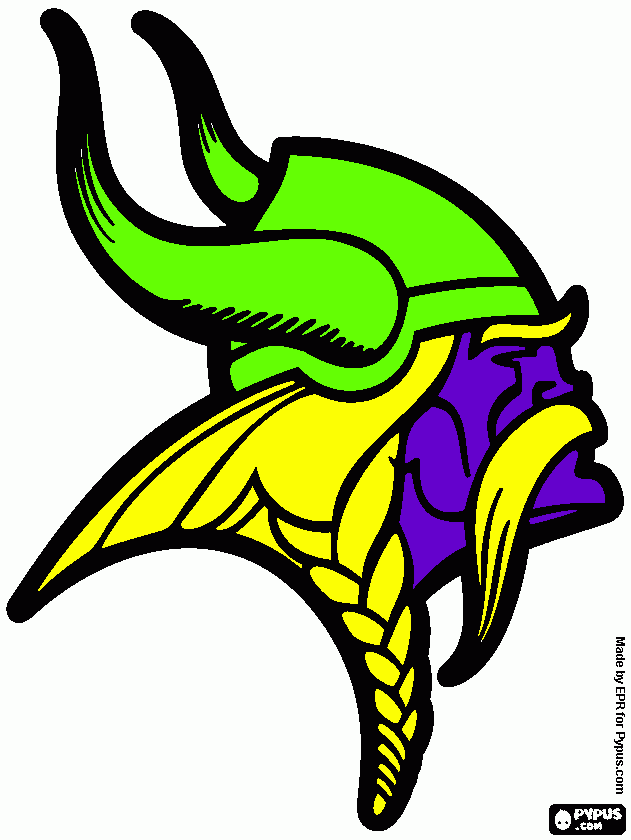 minnesota vikings coloring page