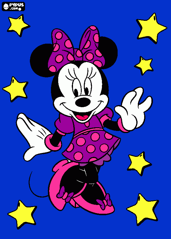minney coloring page