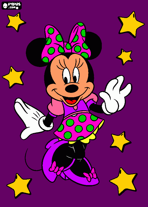 miny coloring page