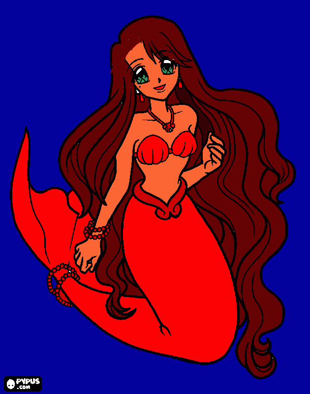 MM Angie Voce Di Perla Rossa coloring page