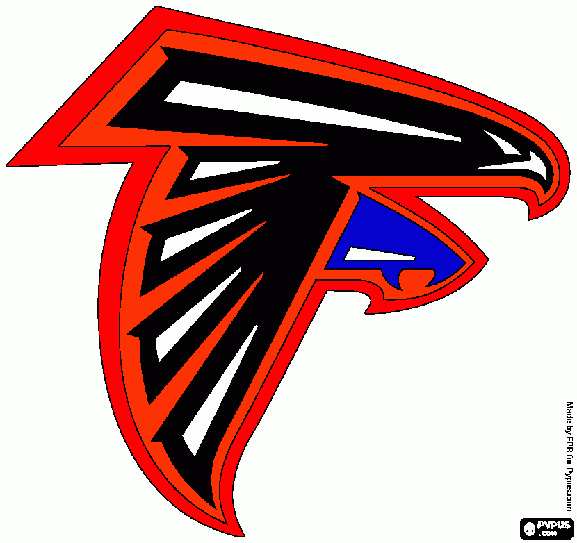Modern Falcon Design  coloring page