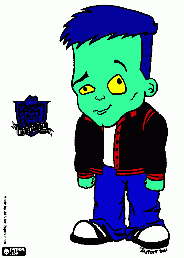 Moe coloring page