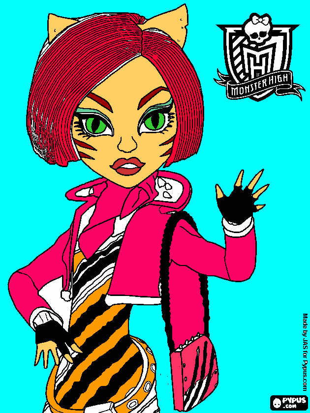 MOMSTER HIGH coloring page