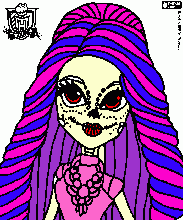 monsterhigh coloring page