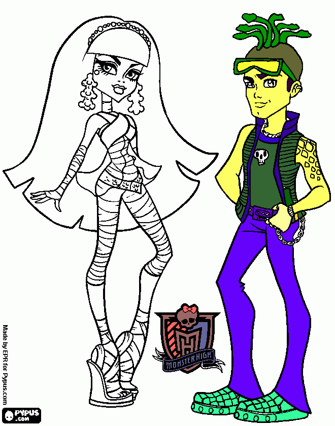 monstersi coloring page