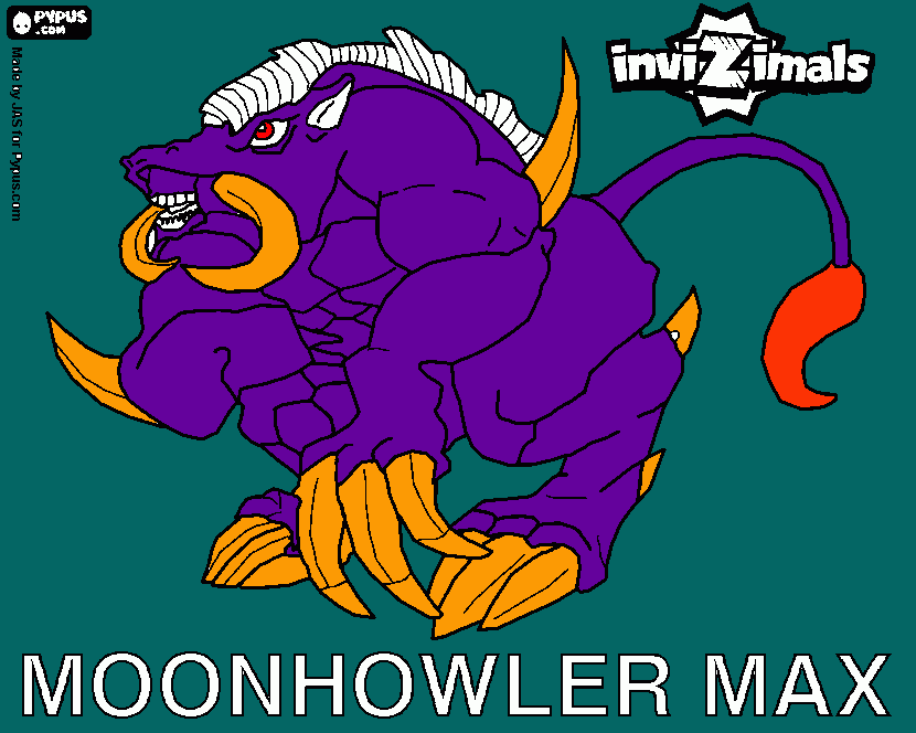 MOONHOWLER coloring page