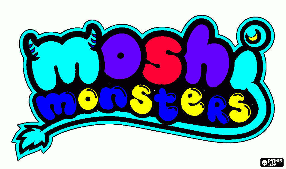 moshi monstres coloring page