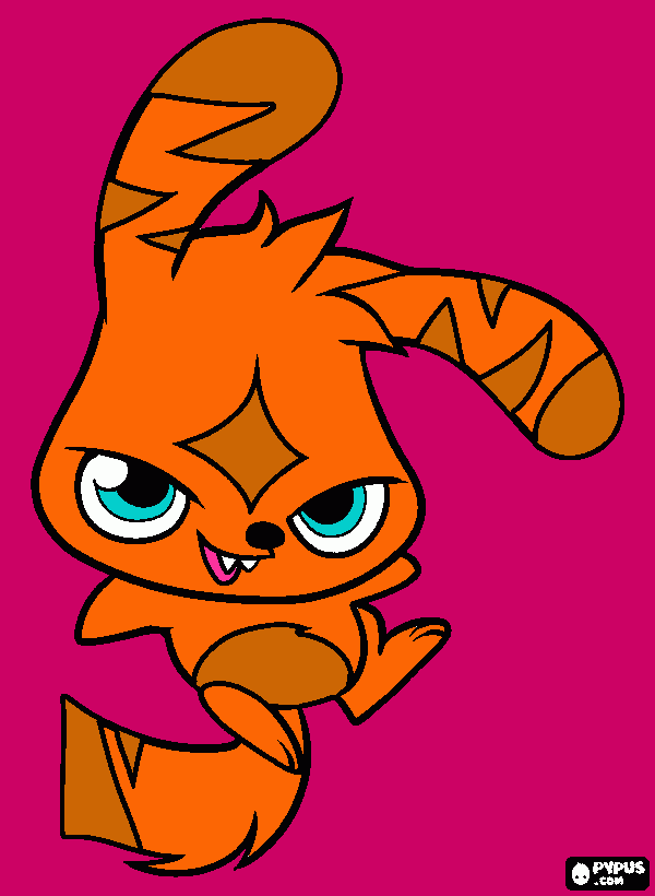 moshi picture coloring page