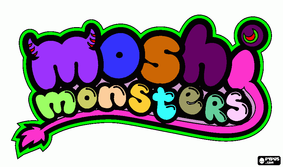 moshi coloring page