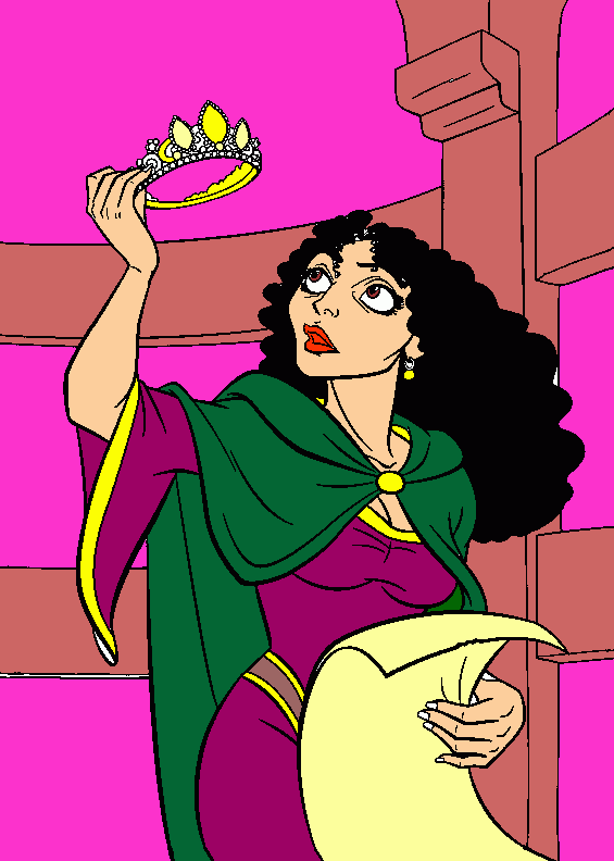 Mother Gothel coloring page