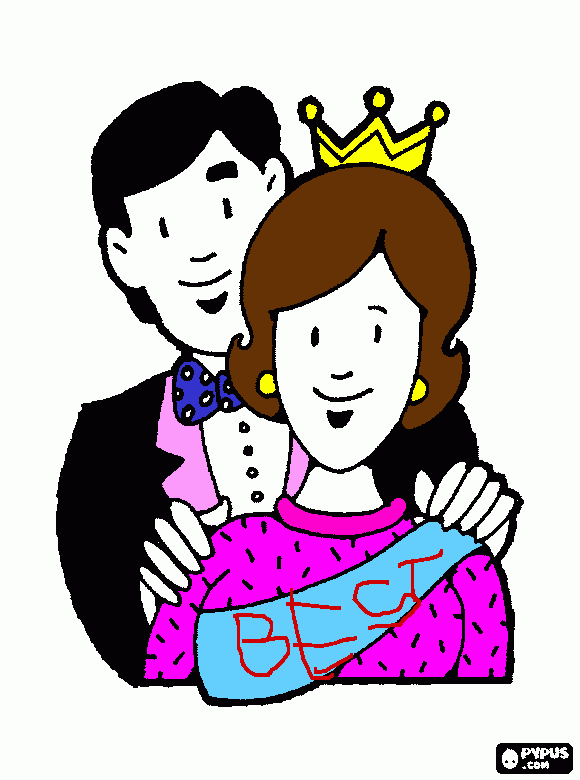 Mother's day coloring page