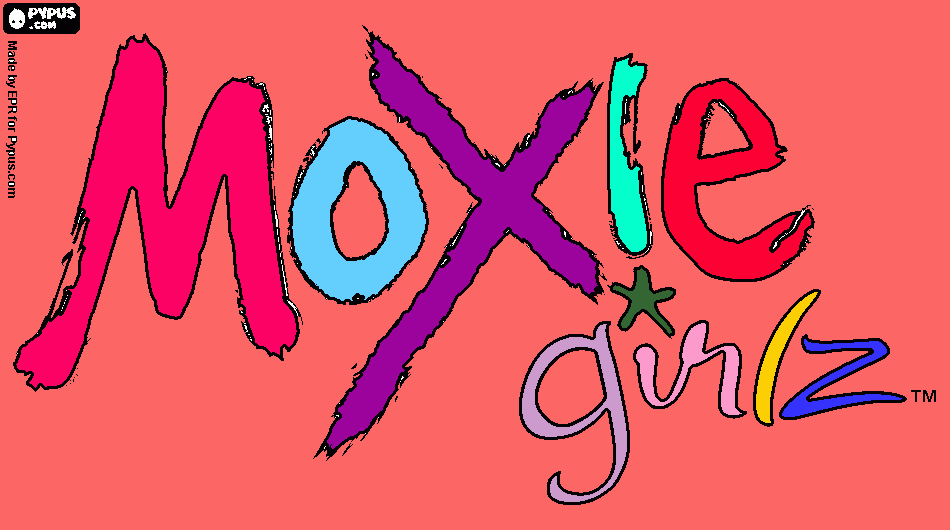 moxie girls coloring page