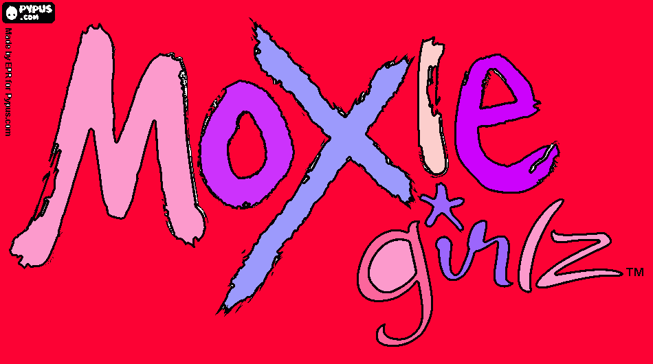 moxie girlz coloring page