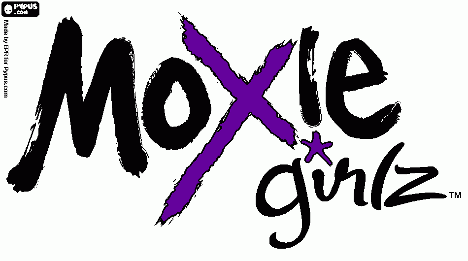 moxie coloring page