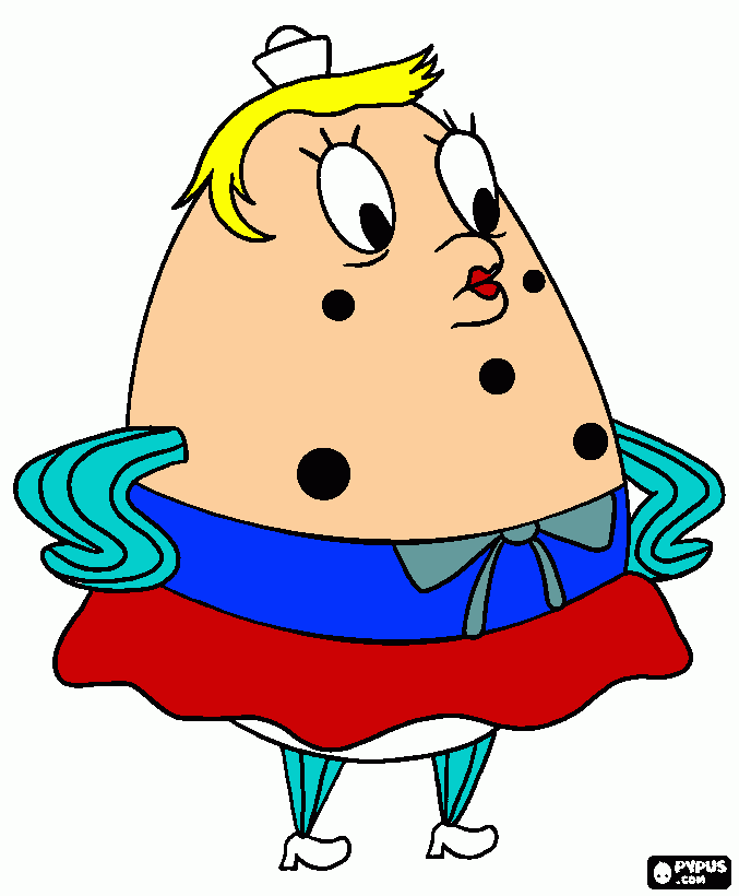 ms.puff coloring page
