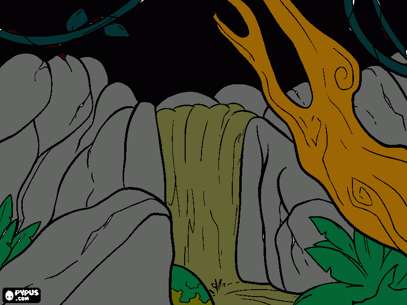 Mudslide Picture coloring page