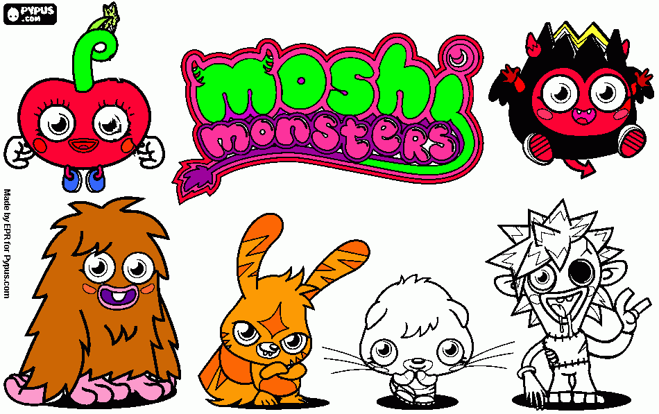 MUSHI coloring page