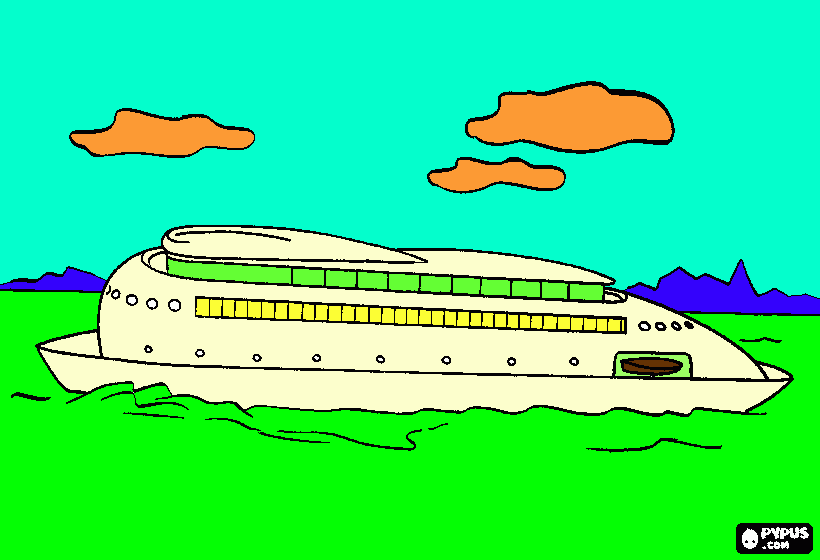 My Boat coloring page