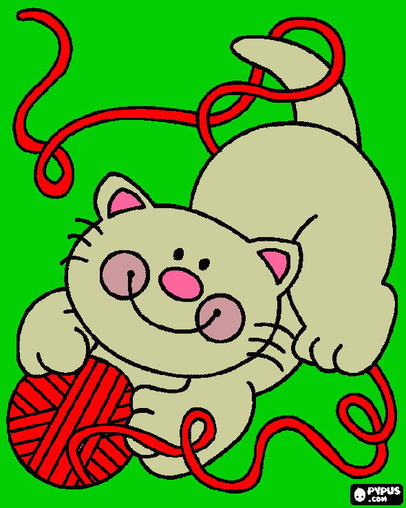 My cat :) haha coloring page