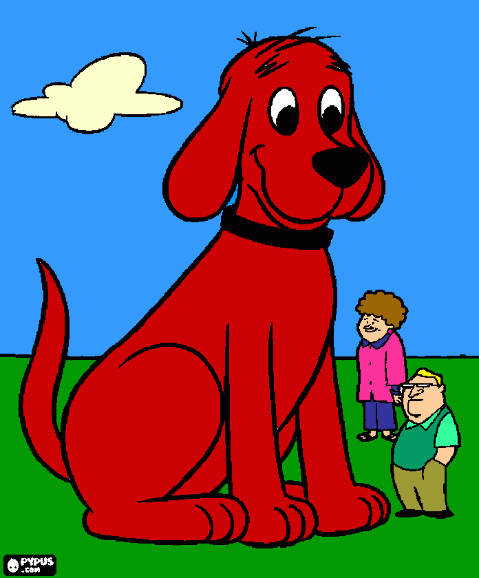 My Clifford coloring page