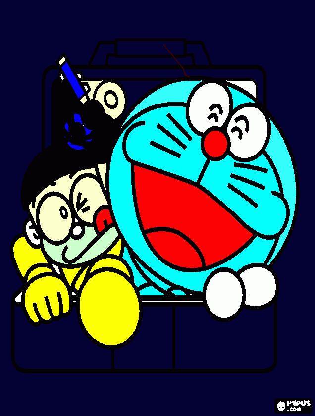 My favourite Doraemon coloring page